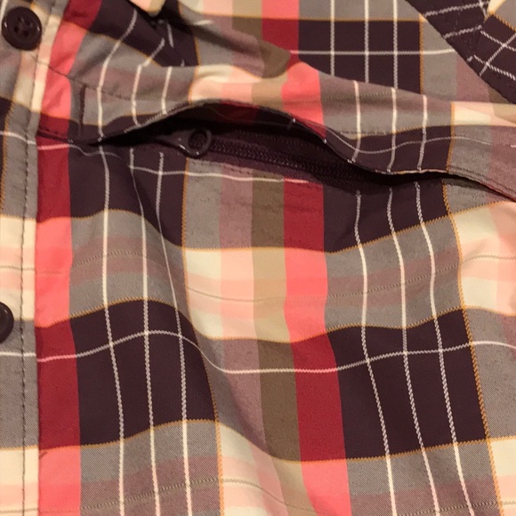 Columbia Purple Plaid Omni Shade Convertible Top - Picture 2 of 5